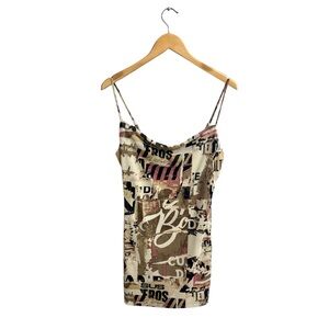 NWT Forever 21 Newsprint Slip Dress